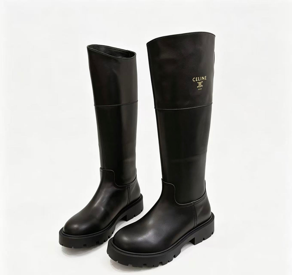 CELINE BUMARGARET High Boots — Black