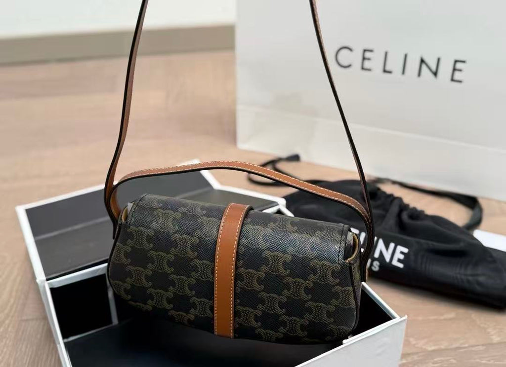 CELINE Padlock Bag in Brown