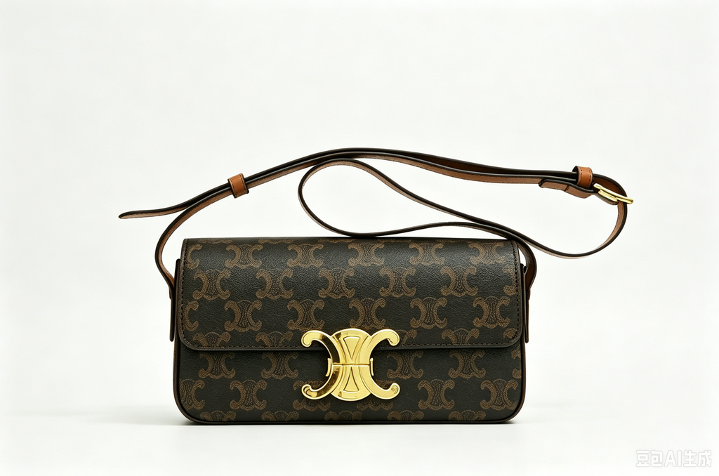 CELINE Triomphe Shoulder Bag — Leather | Tan