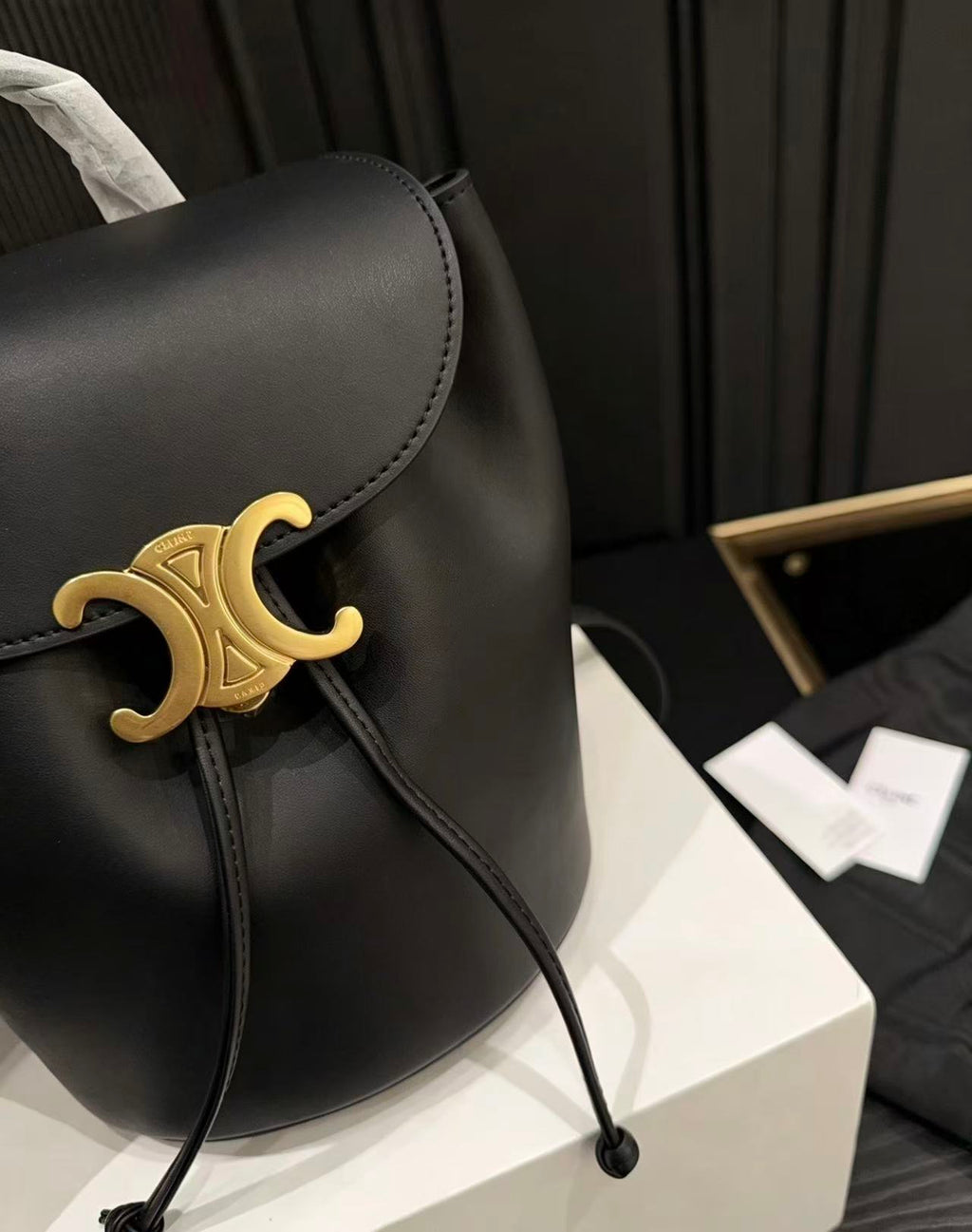 CELINE Bonnie Backpack in Black