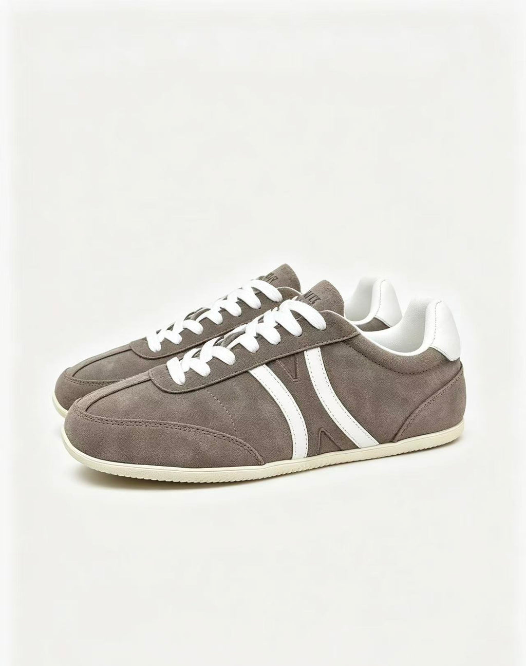 CELINE Jogger Triomphe Low-Top Sneakers in Brown Cowhide & Suede