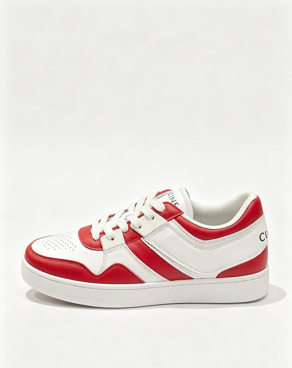 Celine White & Red Unisex Platform Sneakers – Sizes 35–44