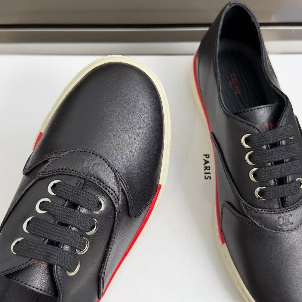 CELINE Alan Casual Sneakers — Black