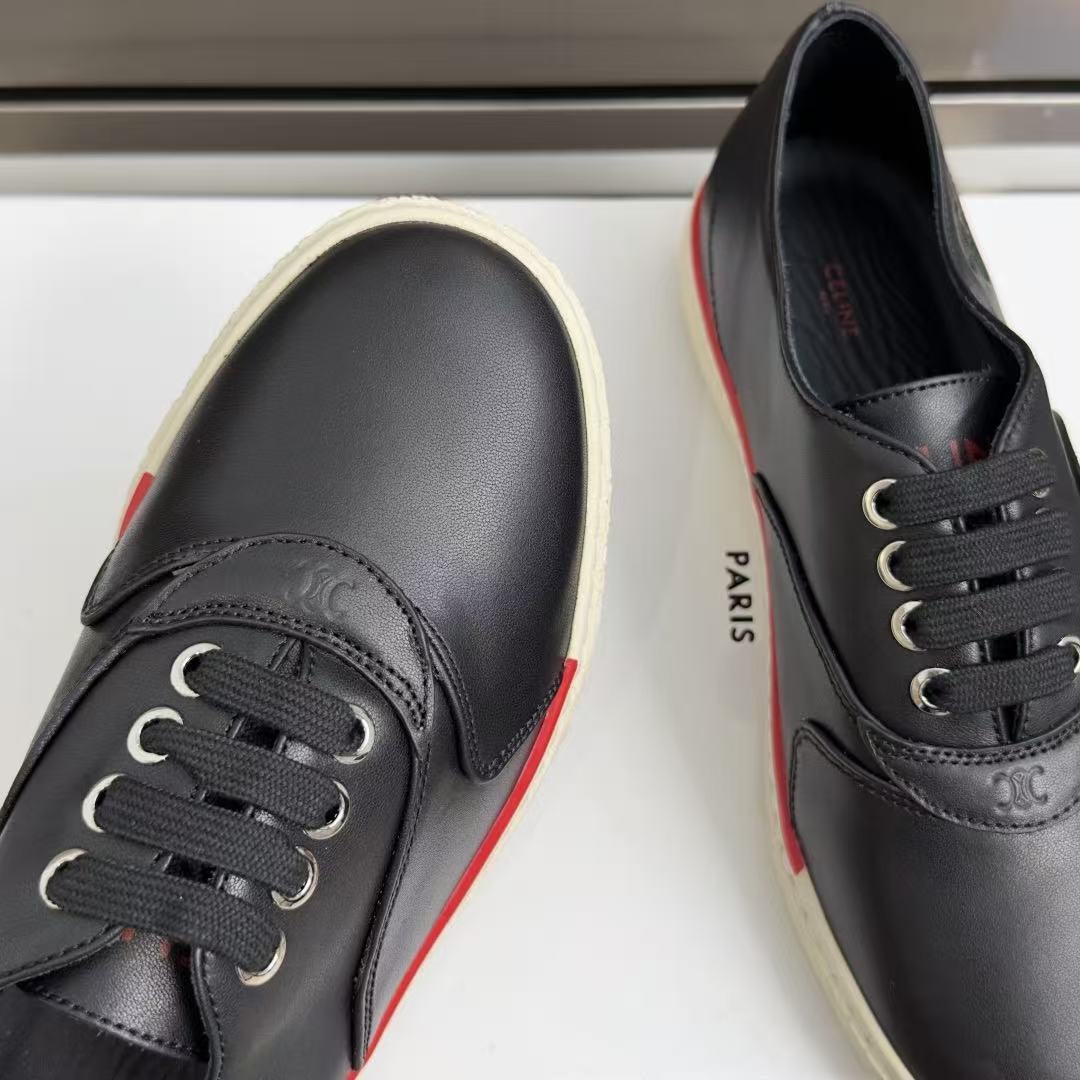 CELINE Alan Casual Sneakers — Black