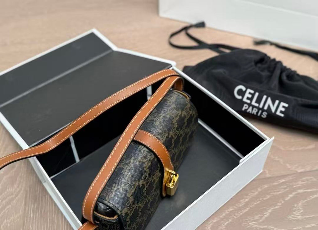 CELINE Padlock Bag in Brown