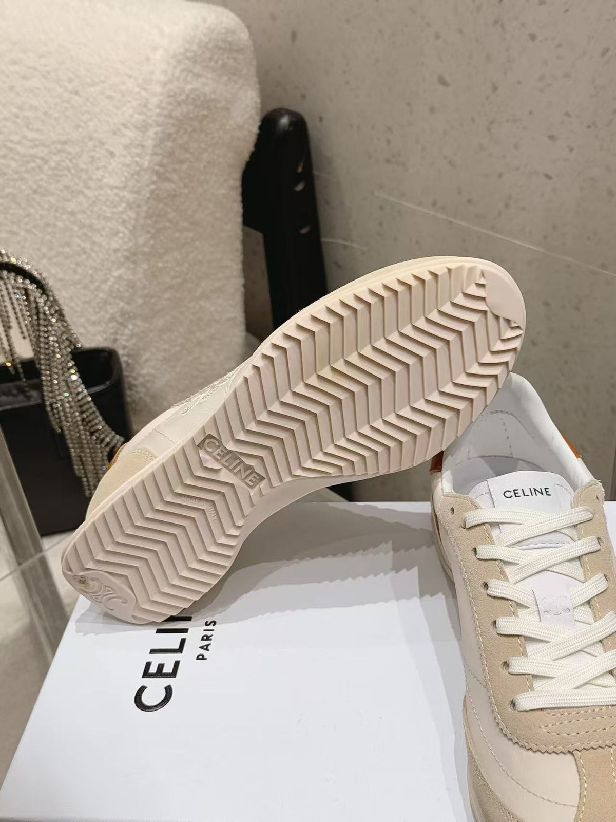 CELINE New Logo Laced Casual Sneakers 36-40