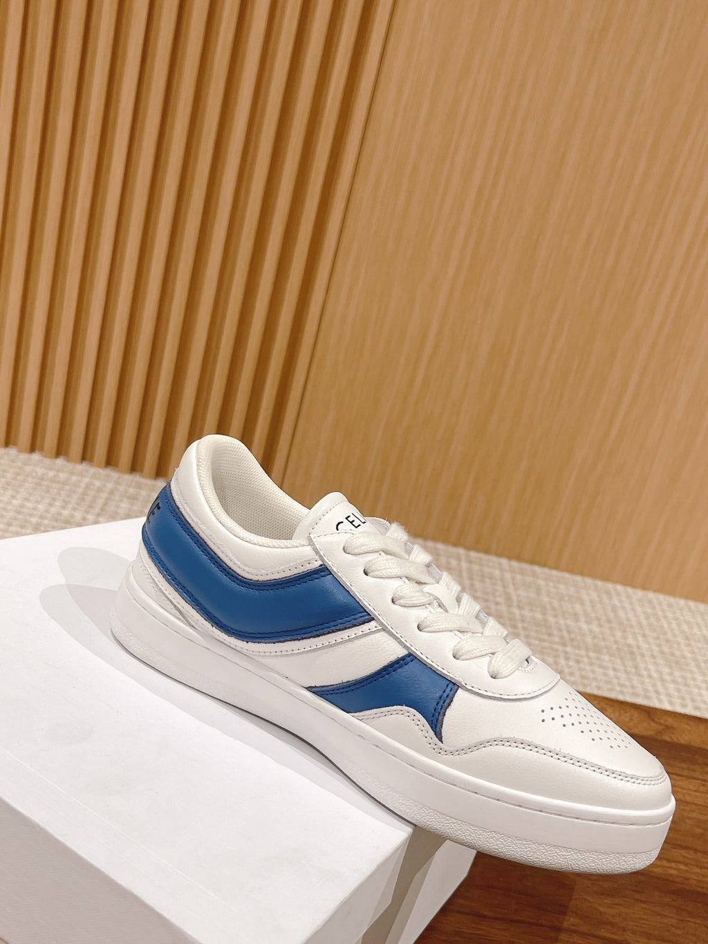 Celine White & Blue Unisex Platform Sneakers – Sizes 35–44