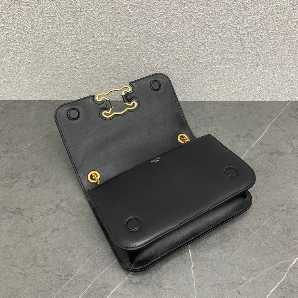CELINE Underarm Shoulder Bag in Black