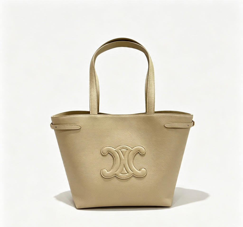 CELINE Small Cabas Anaïs Tote Bag in Apricot