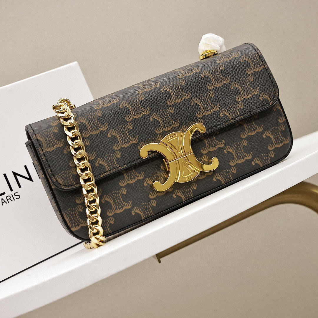 Celine Tan Chain Shoulder Bag